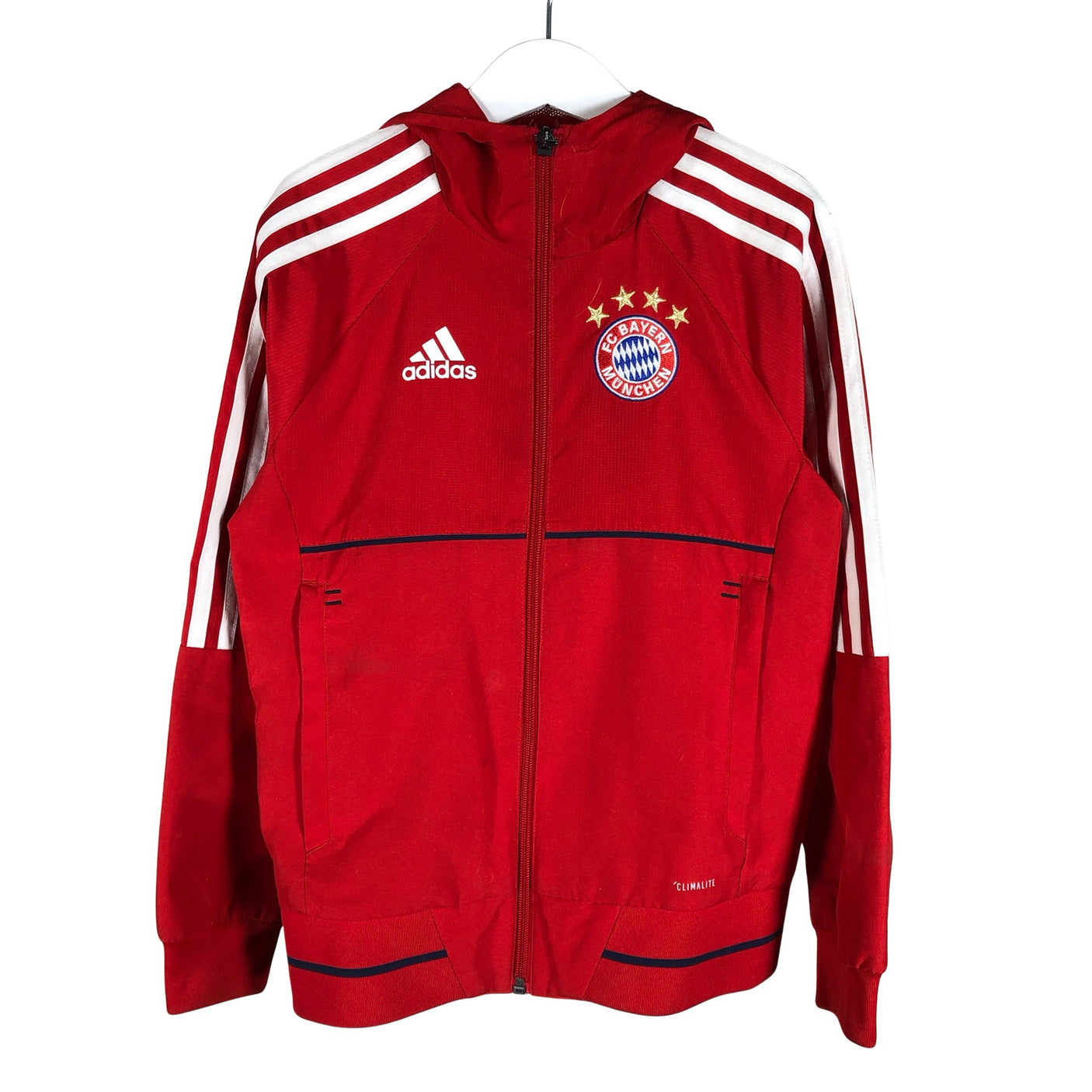 Unisex Adidas - Outdoor jacket, size 122 - 128 - Red (1)