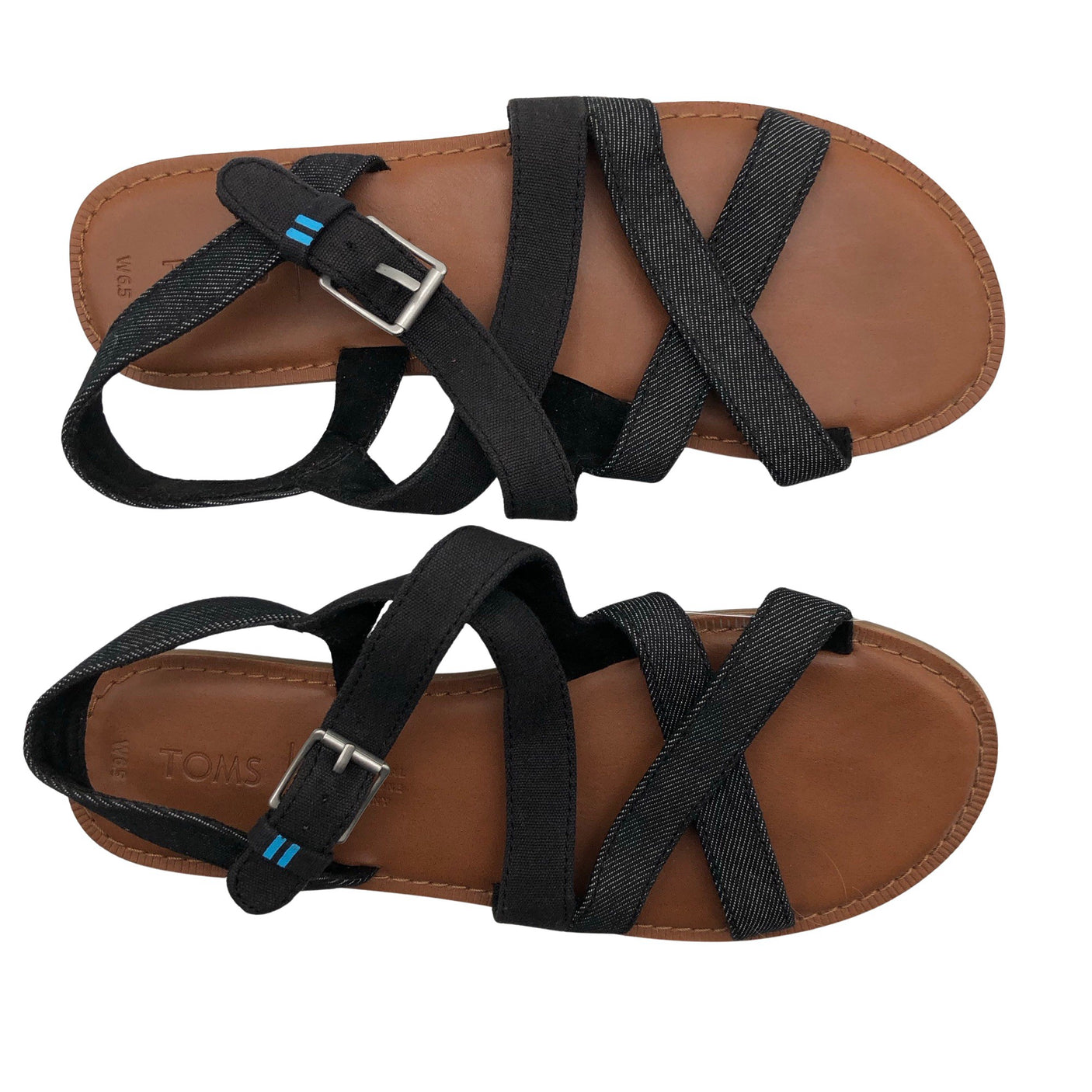 Unisex Toms - Sandals, size 37 - Black (1)