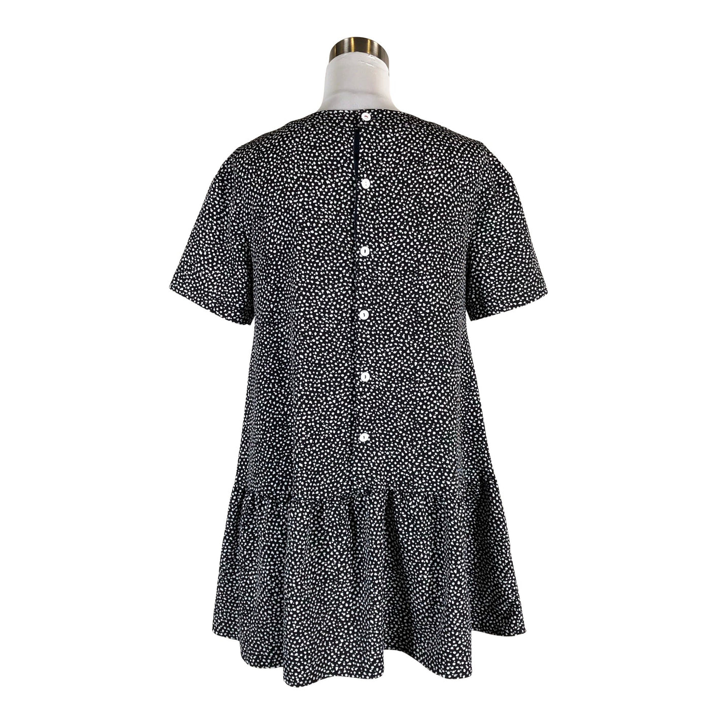 Unisex Tommy Jeans (Tommy Hilfiger) - Schiffon dress, size 36 - Black (2)