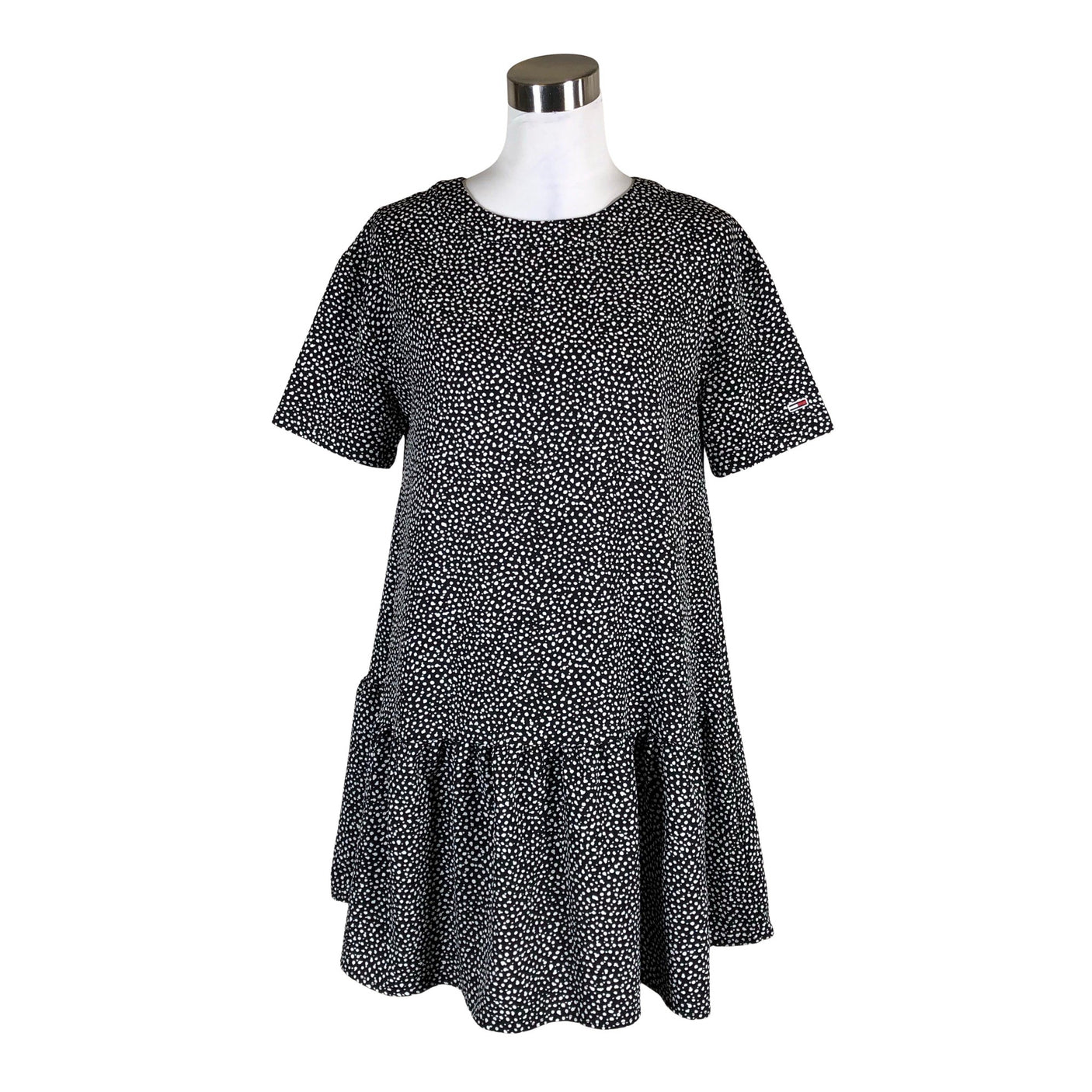 Unisex Tommy Jeans (Tommy Hilfiger) - Schiffon dress, size 36 - Black (1)