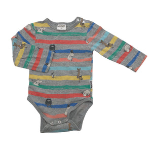 Unisex Martinex - Body, size 68 - 74 - Gray (1)