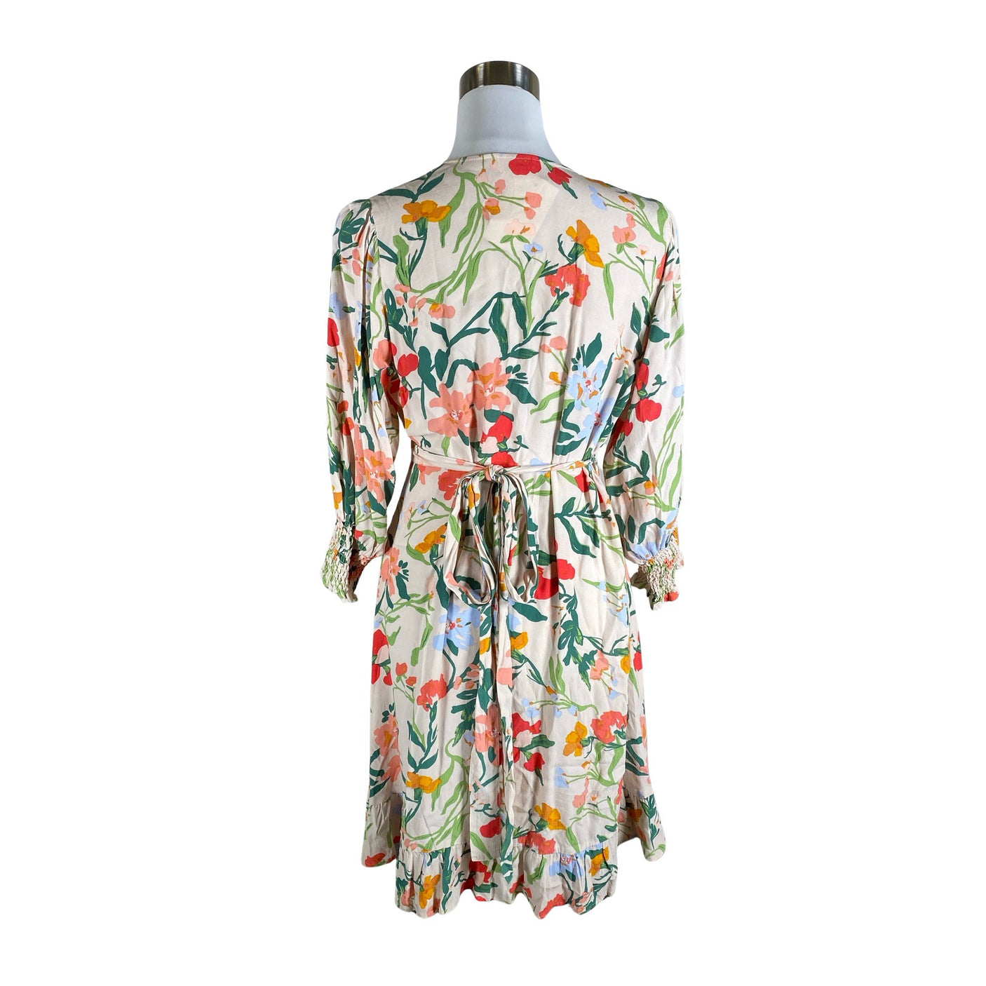 Unisex Part two - Schiffon dress, size 38 - Beige (2)