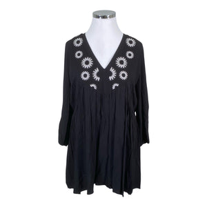 Unisex Desigual - Schiffon dress, size 44 - Black (1)