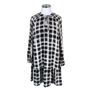 Unisex Kaffe - Schiffon dress, size 42 - Beige (1)