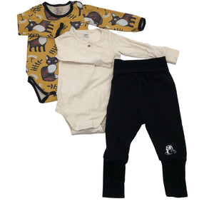 Unisex PaaPii - Body, size 68 - 74 - Yellow (1)