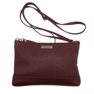 Unisex Nabo - Shoulder bag, size Mini - Wine red (1)