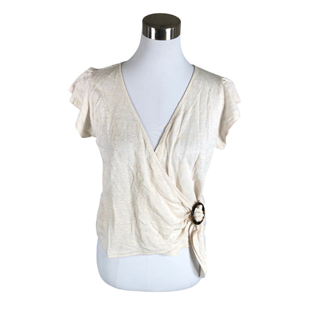 Unisex Banana Republic - Short-sleeved blouse, size 36 - Beige ()
