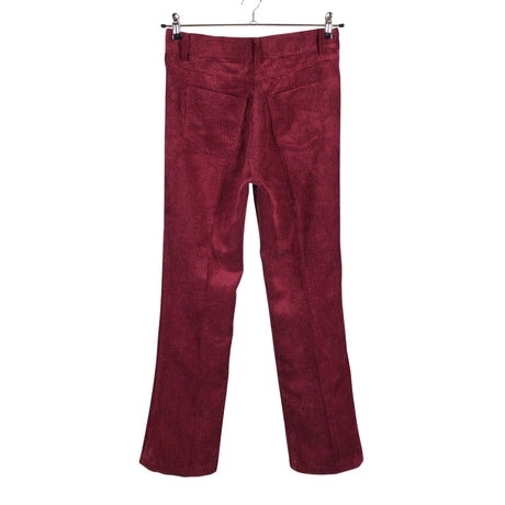 Unisex More&More - Velvet pants, size 36 - Wine red (2)
