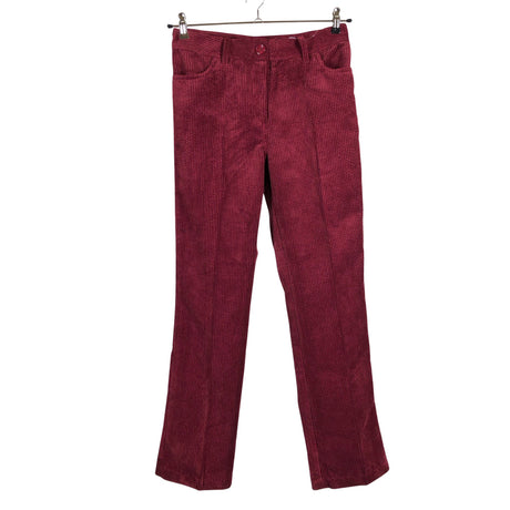 Unisex More&More - Velvet pants, size 36 - Wine red ()