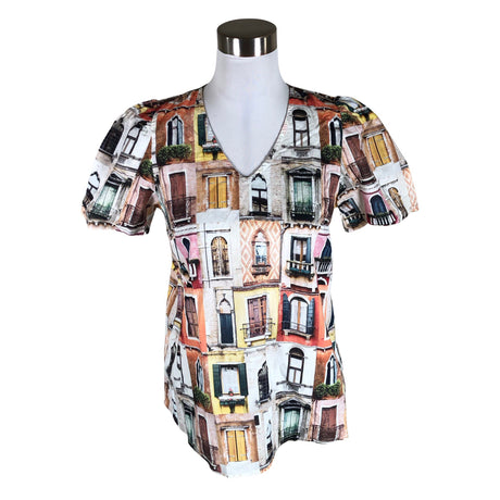 Unisex Culture - Short-sleeved blouse, size 36 - White ()