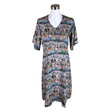 Unisex Culture - Schiffon dress, size 36 - Gray ()