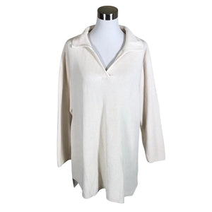 Unisex Colori Stockmann - Knit tunic, size 38 - White (1)