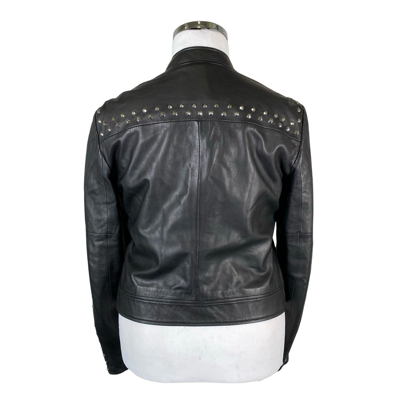 Unisex Sand - Leather jacket, size 42 - Black (2)