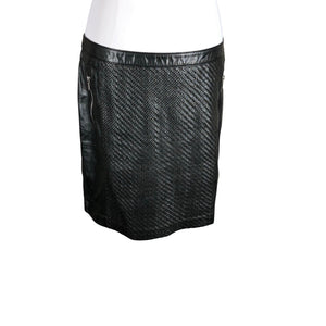 Unisex Esprit - Leather skirt, size 40 - Black (1)
