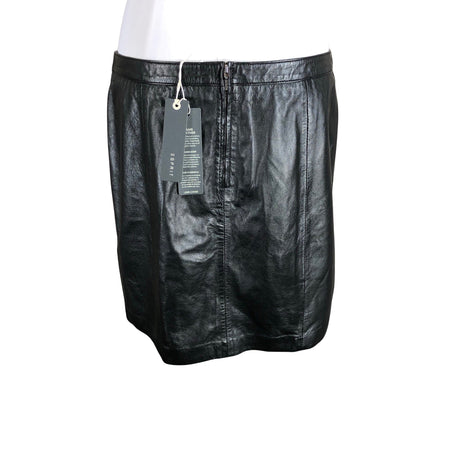 Unisex Esprit - Leather skirt, size 40 - Black (2)