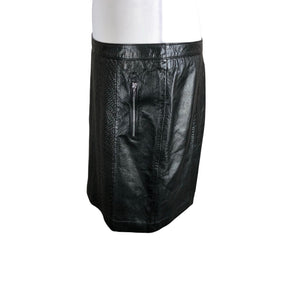 Unisex Esprit - Leather skirt, size 40 - Black (3)