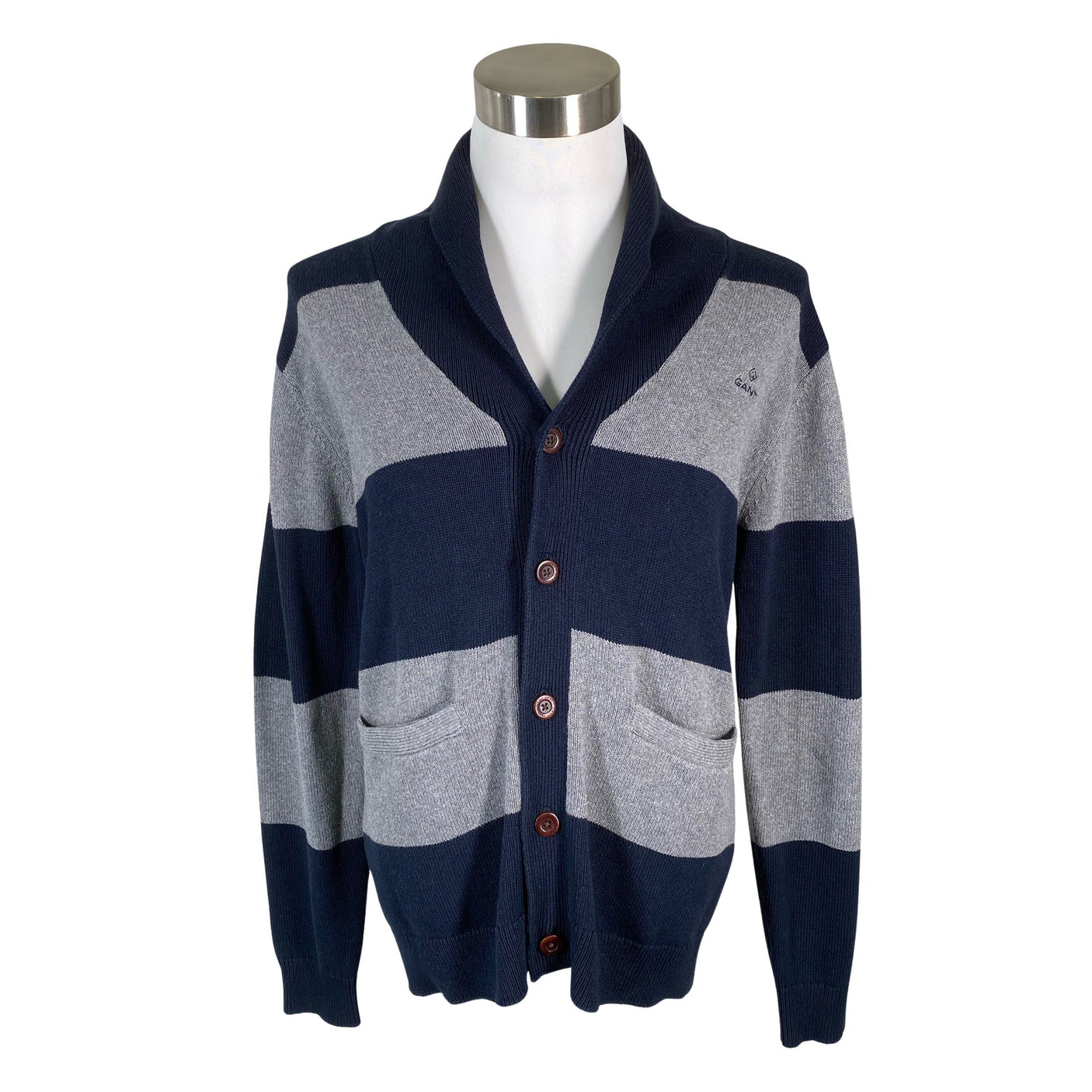 Unisex Gant - Cardigan, size L - Blue (1)