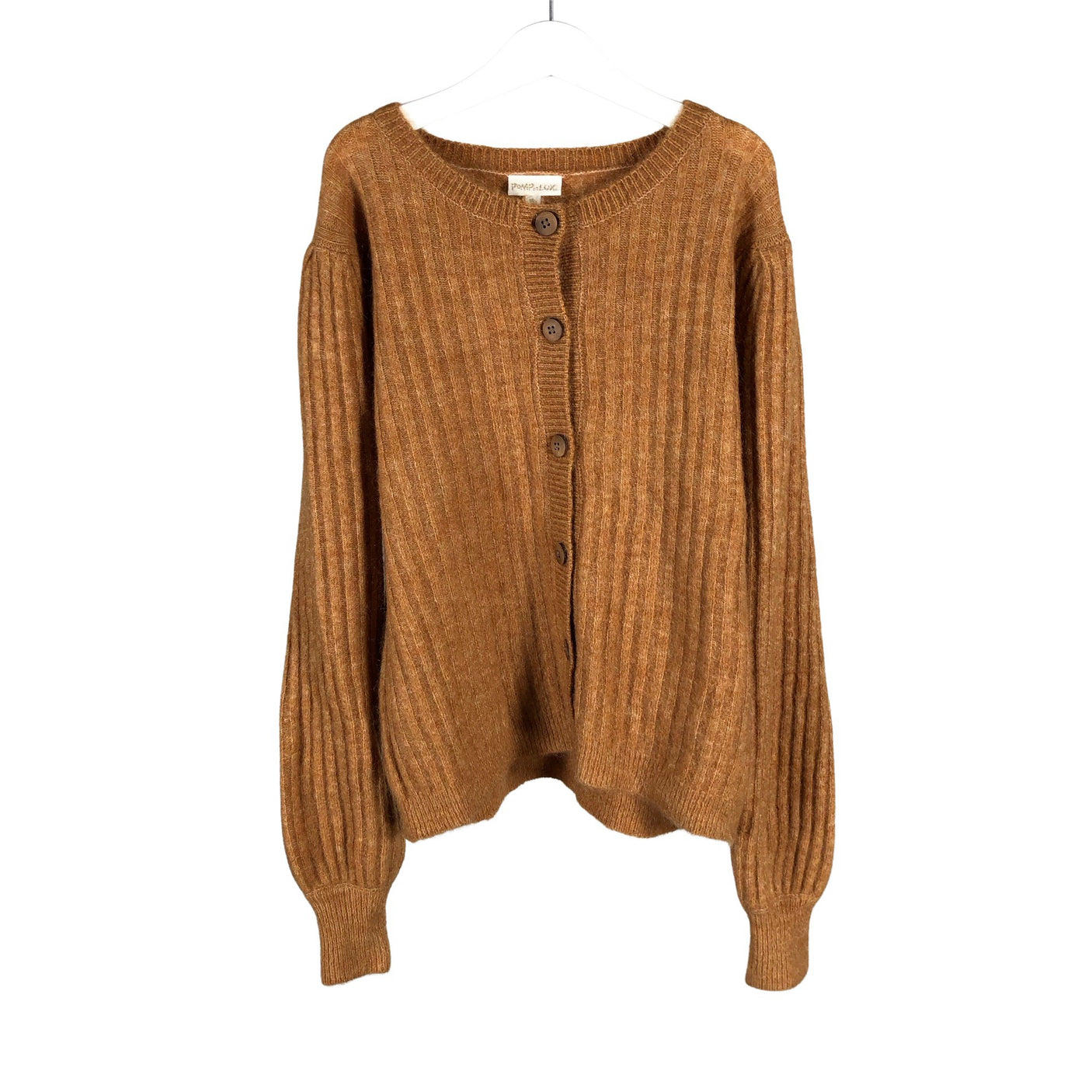Unisex POMPdeLUX - Cardigan, size 146 - 152 - Brown (1)