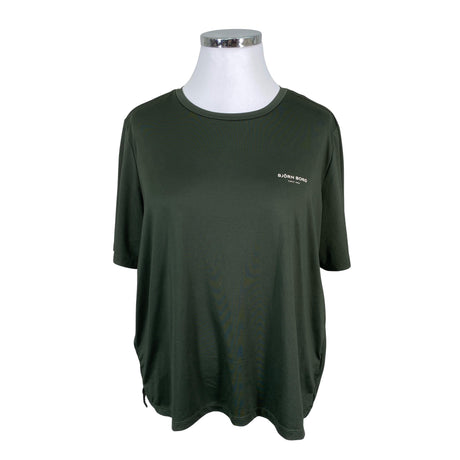 Unisex Björn Borg - Sports shirt, short sleeve, size 44 - Green ()