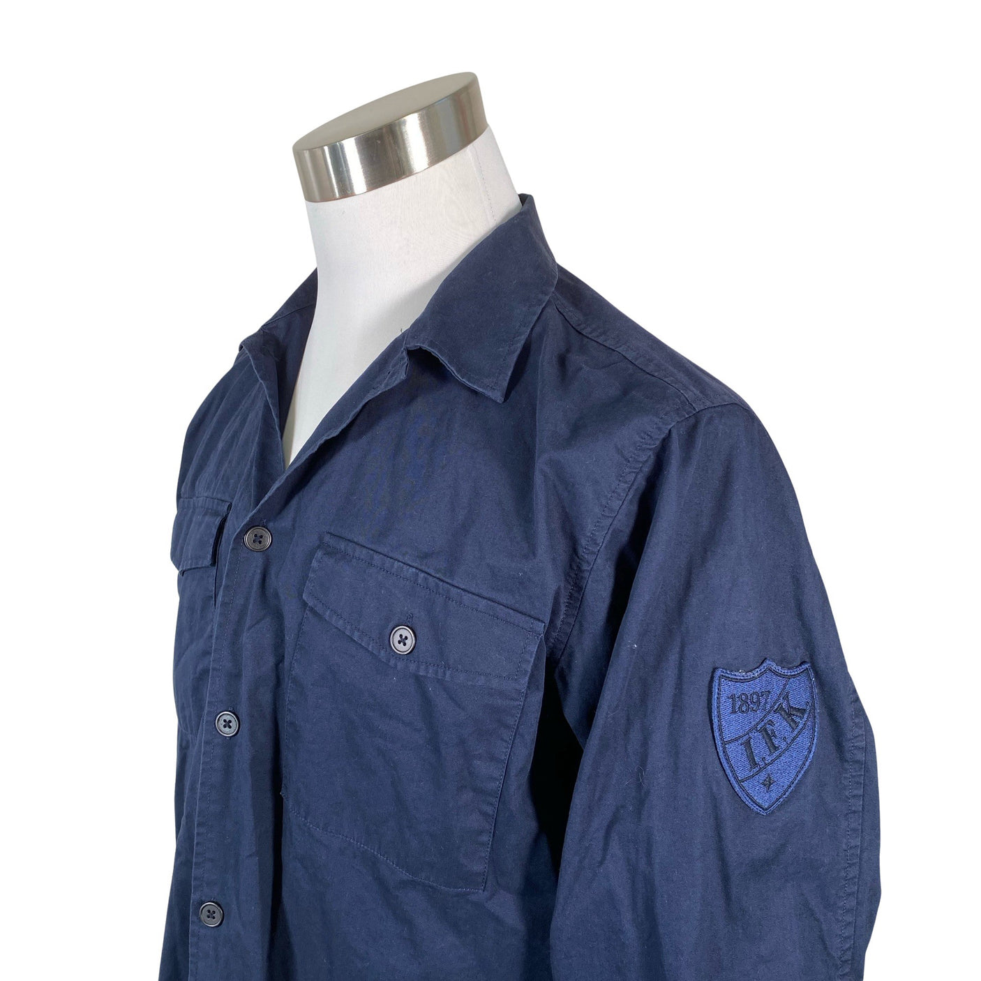 Unisex Makia - Collared shirt, size L - Blue (2)