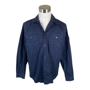 Unisex Makia - Collared shirt, size L - Blue (1)