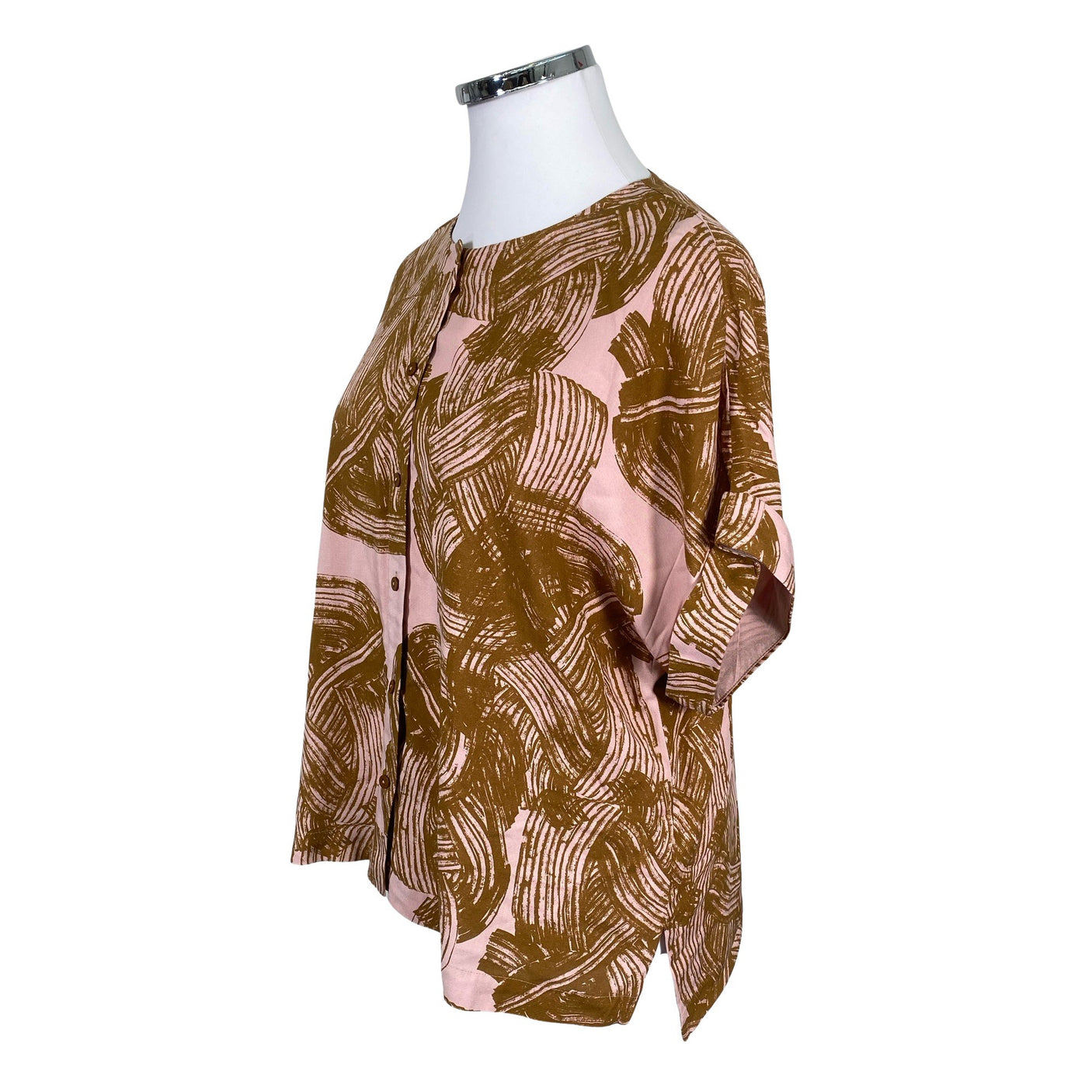 Unisex Papu - Short-sleeved blouse, size 42 - Light pink (2)
