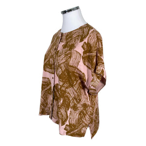 Unisex Papu - Short-sleeved blouse, size 42 - Light pink (2)