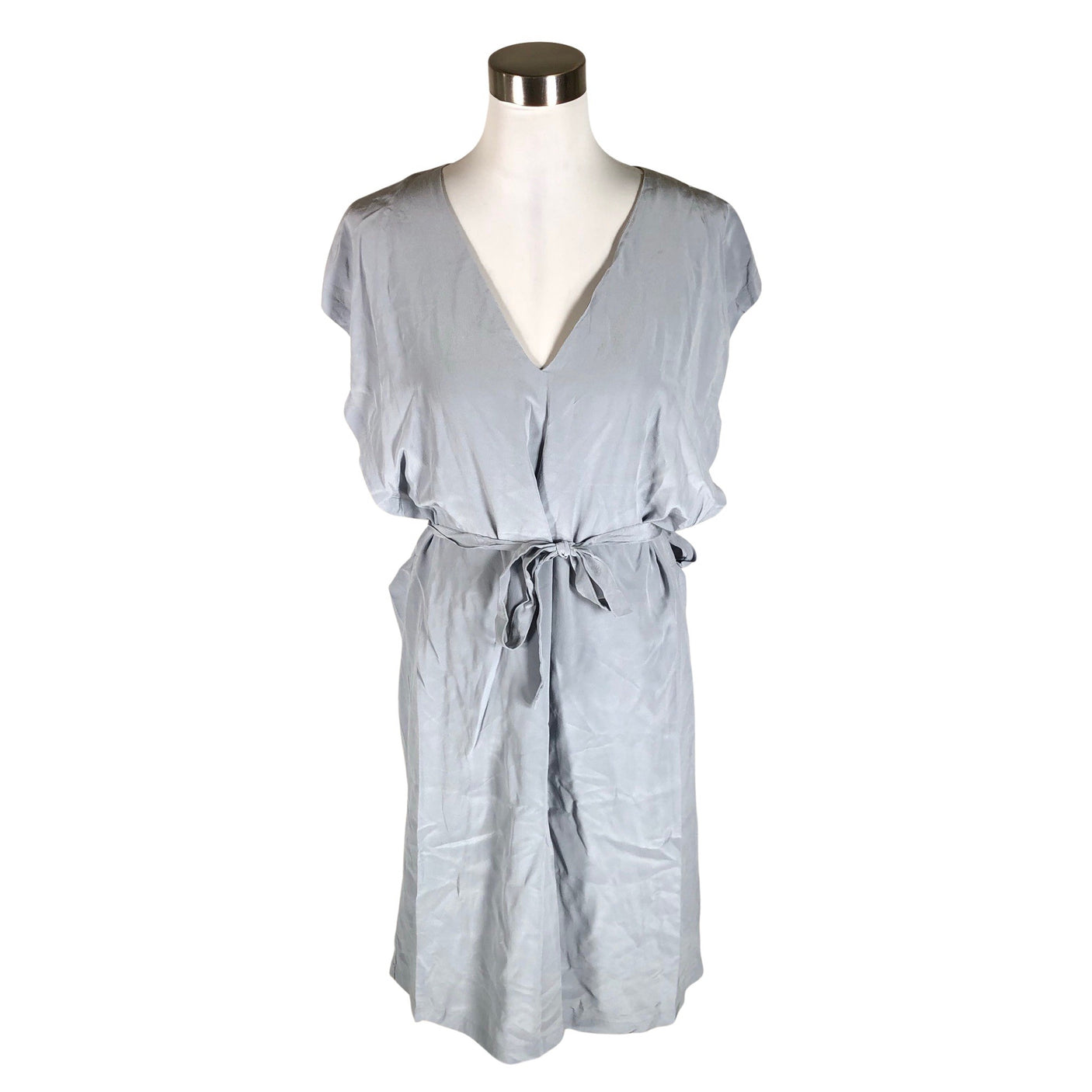 Unisex Filippa K. - Schiffon dress, size 38 - Gray (1)