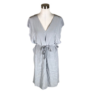 Unisex Filippa K. - Schiffon dress, size 38 - Gray (1)