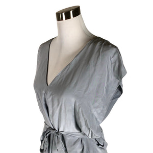 Unisex Filippa K. - Schiffon dress, size 38 - Gray (3)