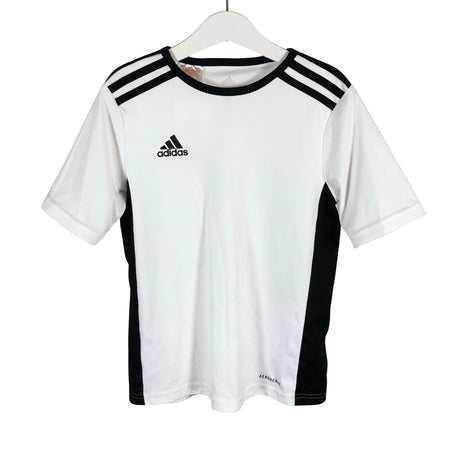 Unisex Adidas - Sports shirt, short sleeve, size 134 - 140 - White ()