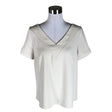 Unisex Devernois - Short-sleeved blouse, size 40 - Gray ()