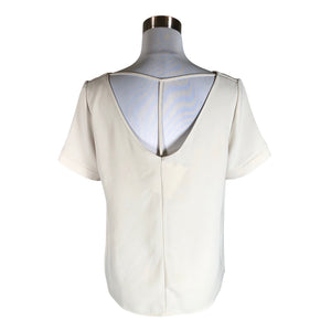 Unisex Devernois - Short-sleeved blouse, size 40 - Gray (2)