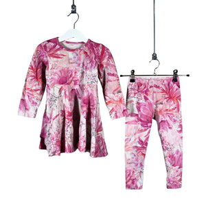 Unisex Metsola - Tricot dress, size 98 - 104 - Pink (1)