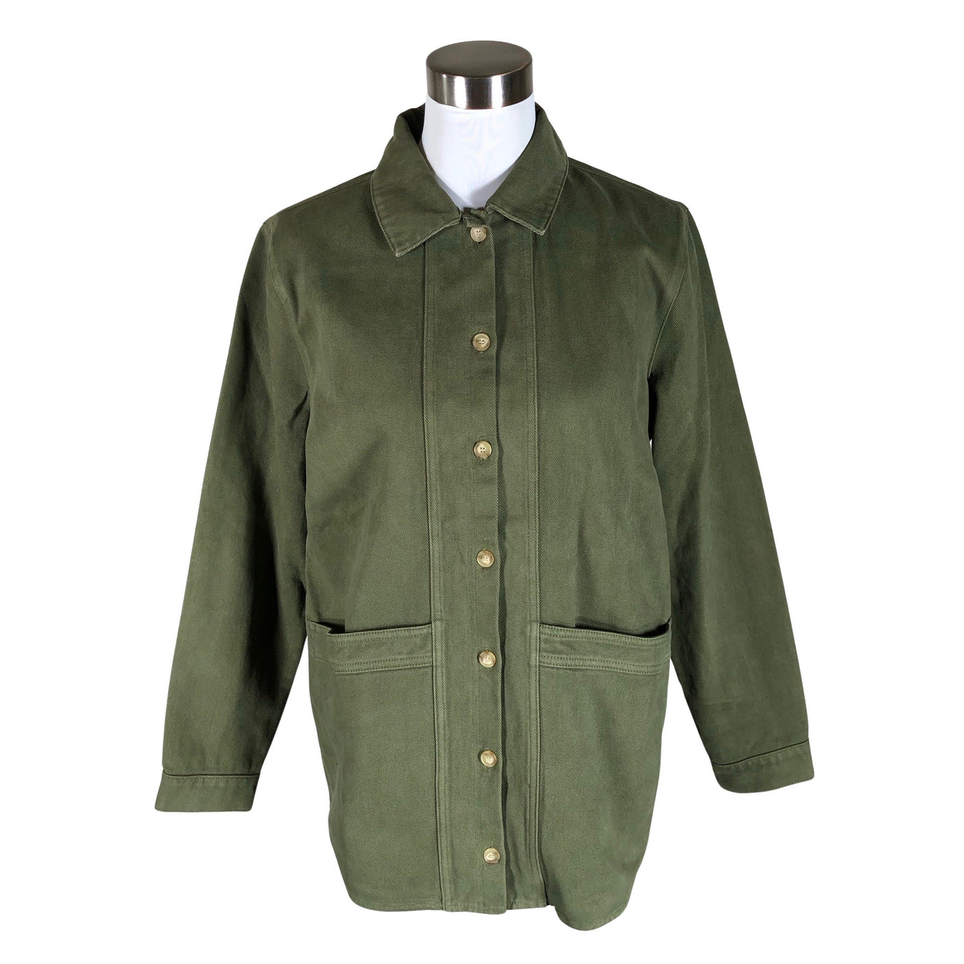 Unisex Sézane - Denim jacket, size 38 - Green (1)