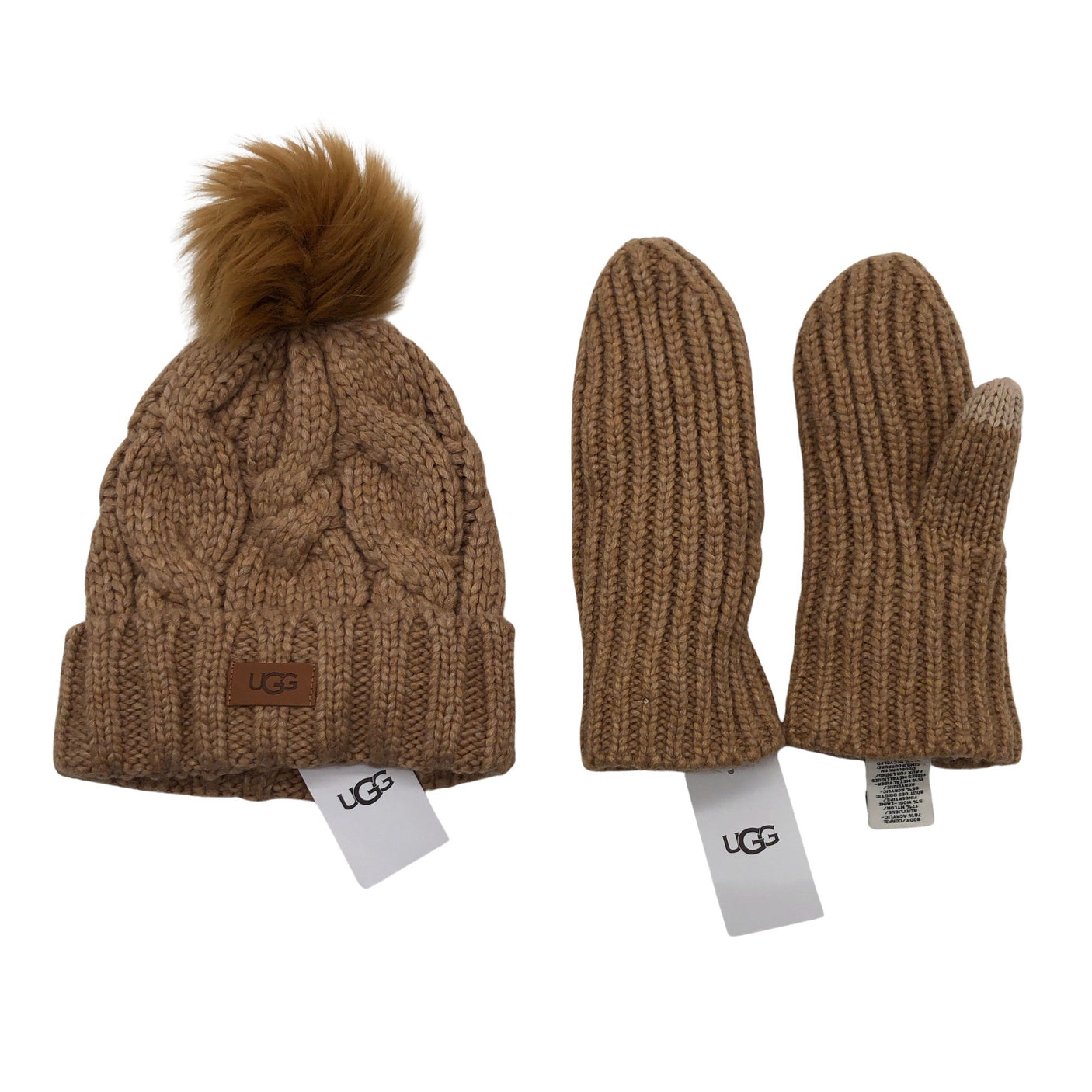 Unisex Ugg - Winter beanie, size 52 - 54 cm - Brown (1)