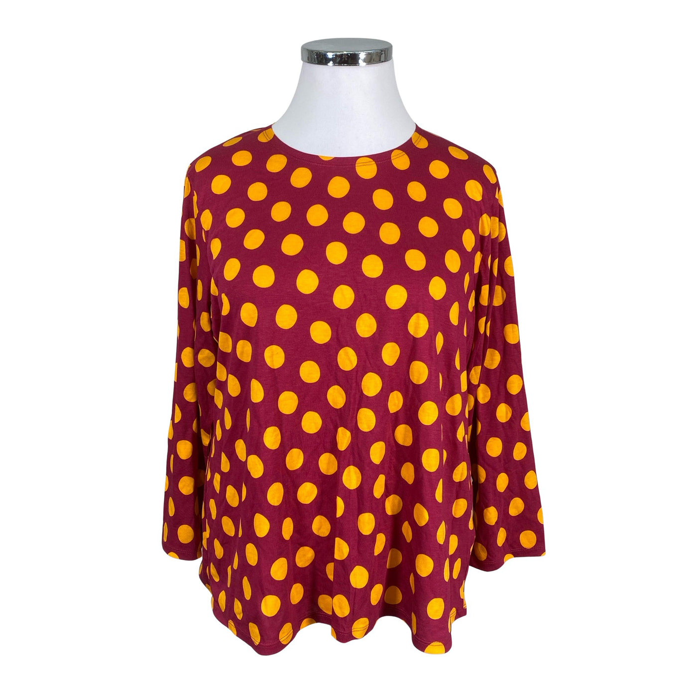 Unisex Gudrun Sjöden - Tricot shirt, size 48 - Wine red (1)