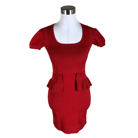 Unisex Karen Millen - Knit dress, size 34 - Red ()