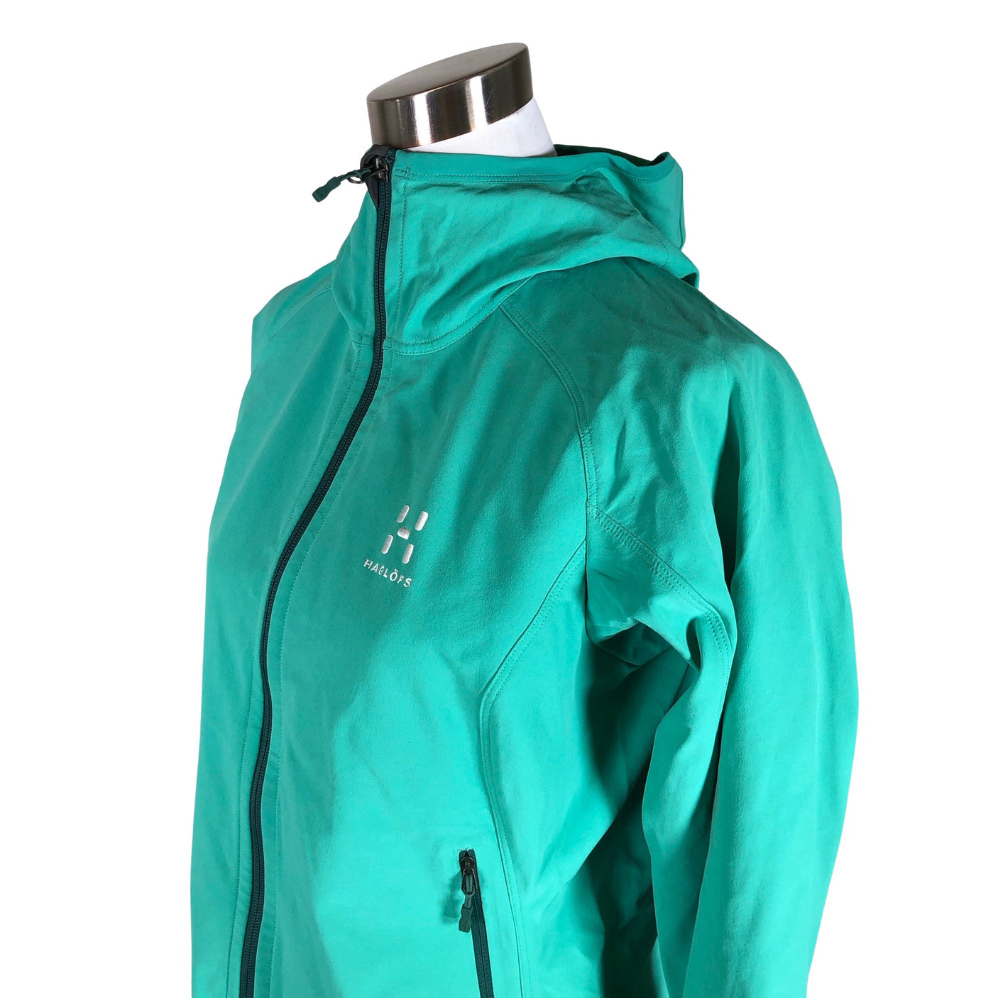 Unisex Haglöfs - Soft shell jacket, size 40 - Turquoise (3)