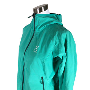 Unisex Haglöfs - Soft shell jacket, size 40 - Turquoise (3)