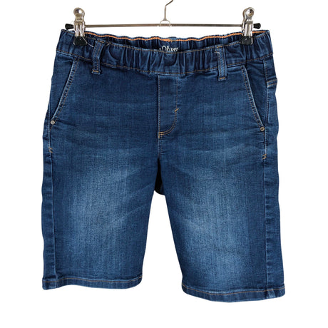 Unisex s.Oliver - Denim shorts, size 134 - 140 - Blue ()