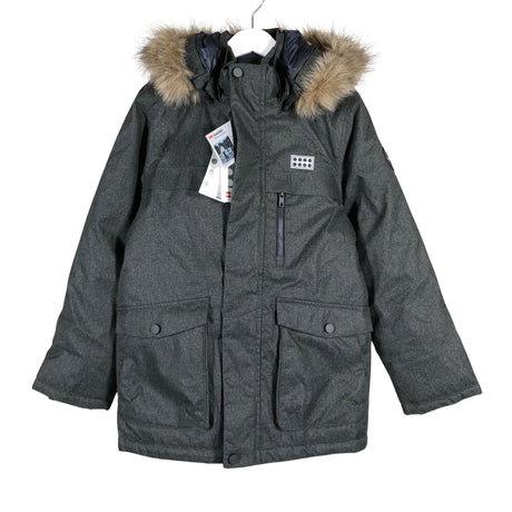 Unisex Lego - Winter jacket, size 128 - 134 - Gray ()