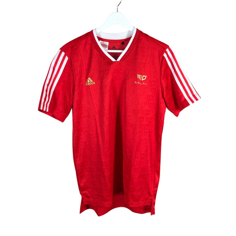 Unisex Adidas - Sports shirt, short sleeve, size 170 - 176 - Red ()