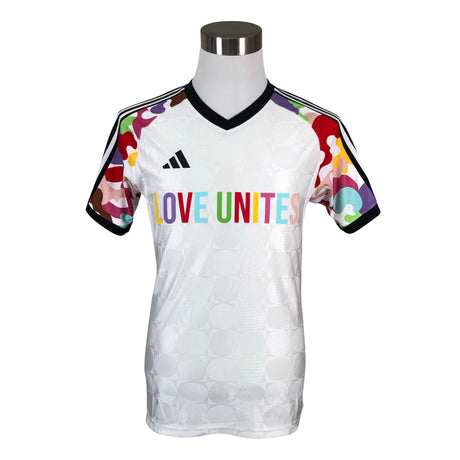 Unisex Adidas - Sports shirt, short sleeve, size S - White ()