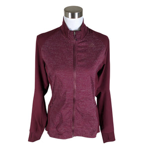 Unisex Adidas - Sports jacket, size 38 - Wine red (1)