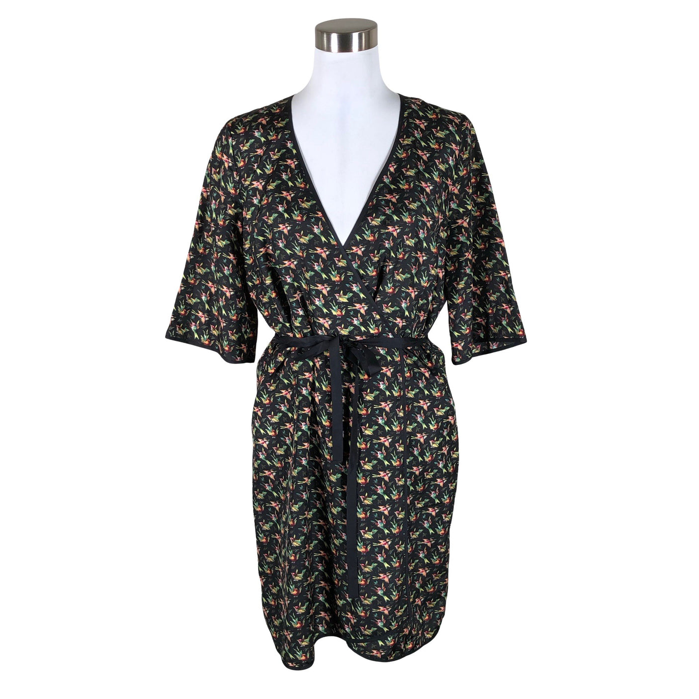 Unisex InWear - Schiffon dress, size 38 - Black (1)