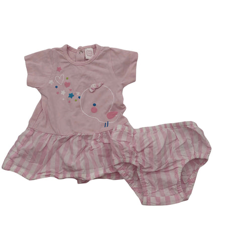 Unisex Tuc Tuc - Tricot dress, size 50 - 56 - Light pink ()