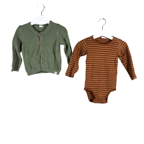 Unisex Lindex - Cardigan, size 74 - 80 - Green ()