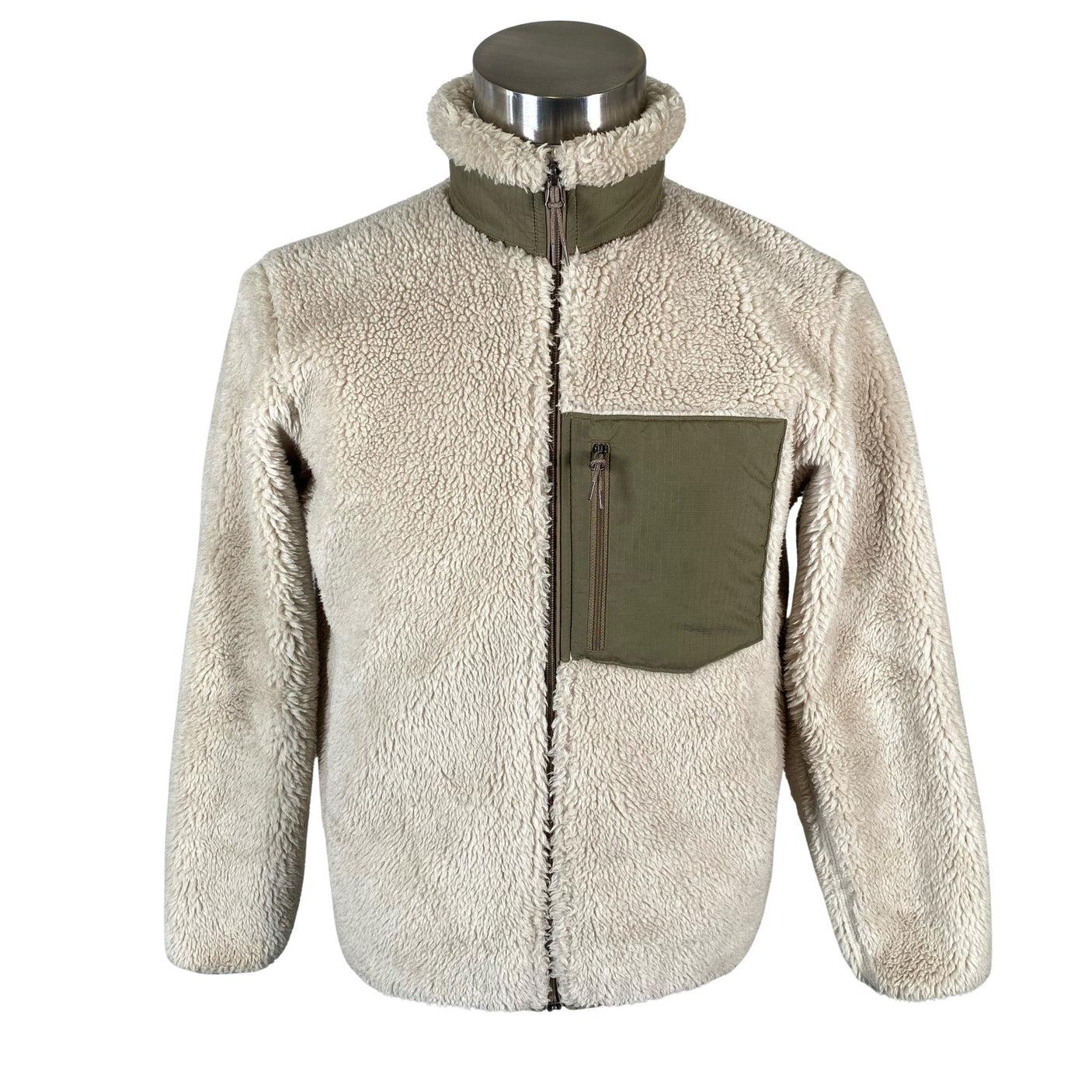 Unisex Uniqlo - Fleece jacket, size XS - Beige (1)