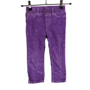 Unisex Gap - Velvet pants, size 92 - 98 - Violet (1)